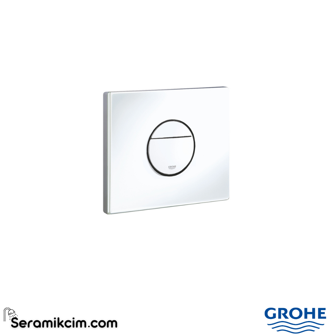 Grohe Nova Cosmopolitan Gömme Rezervuar Kumanda Paneli, Alp Beyazı