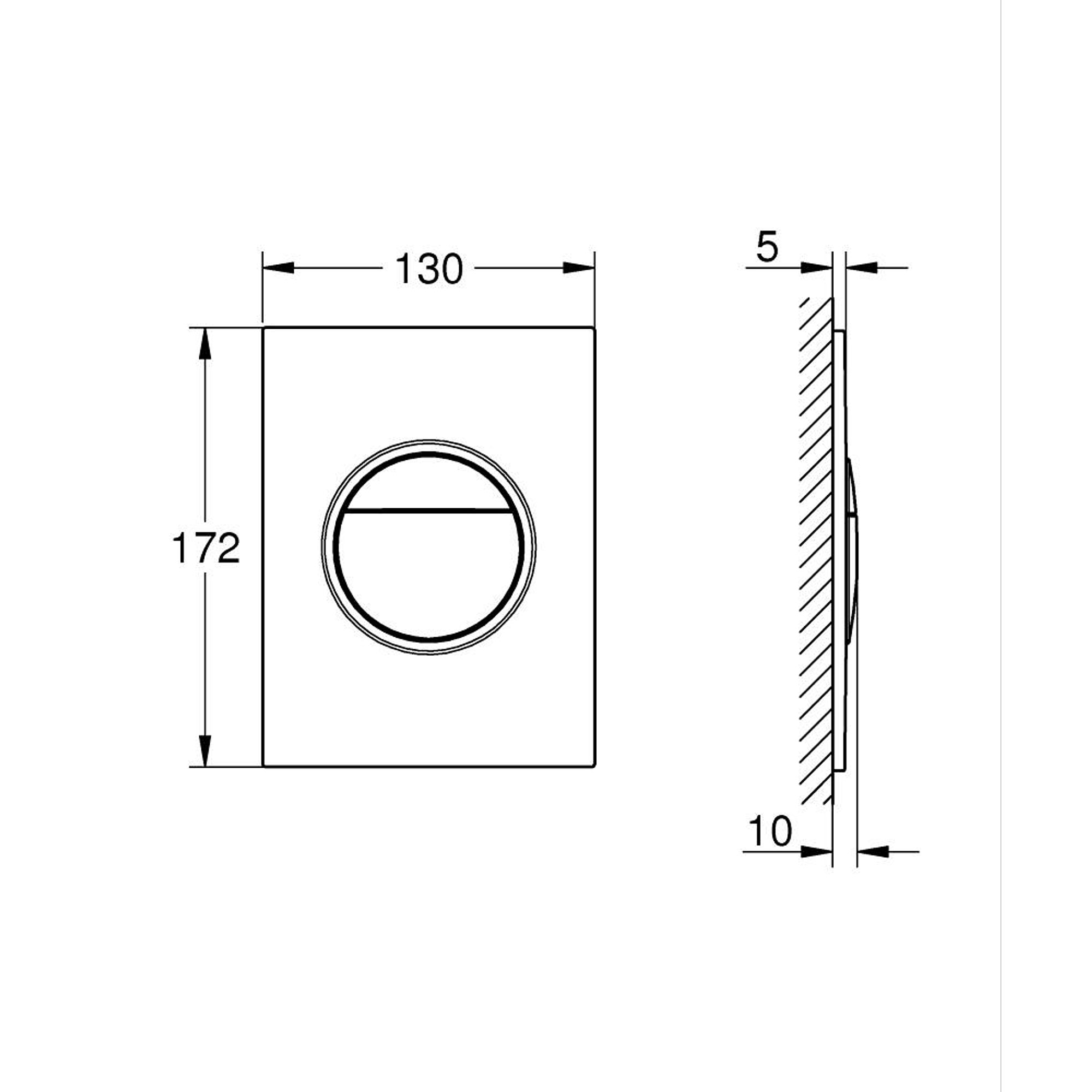 Grohe Nova Cosmopolitan S Kumanda Paneli Fırçalı Bakır 37601DL0