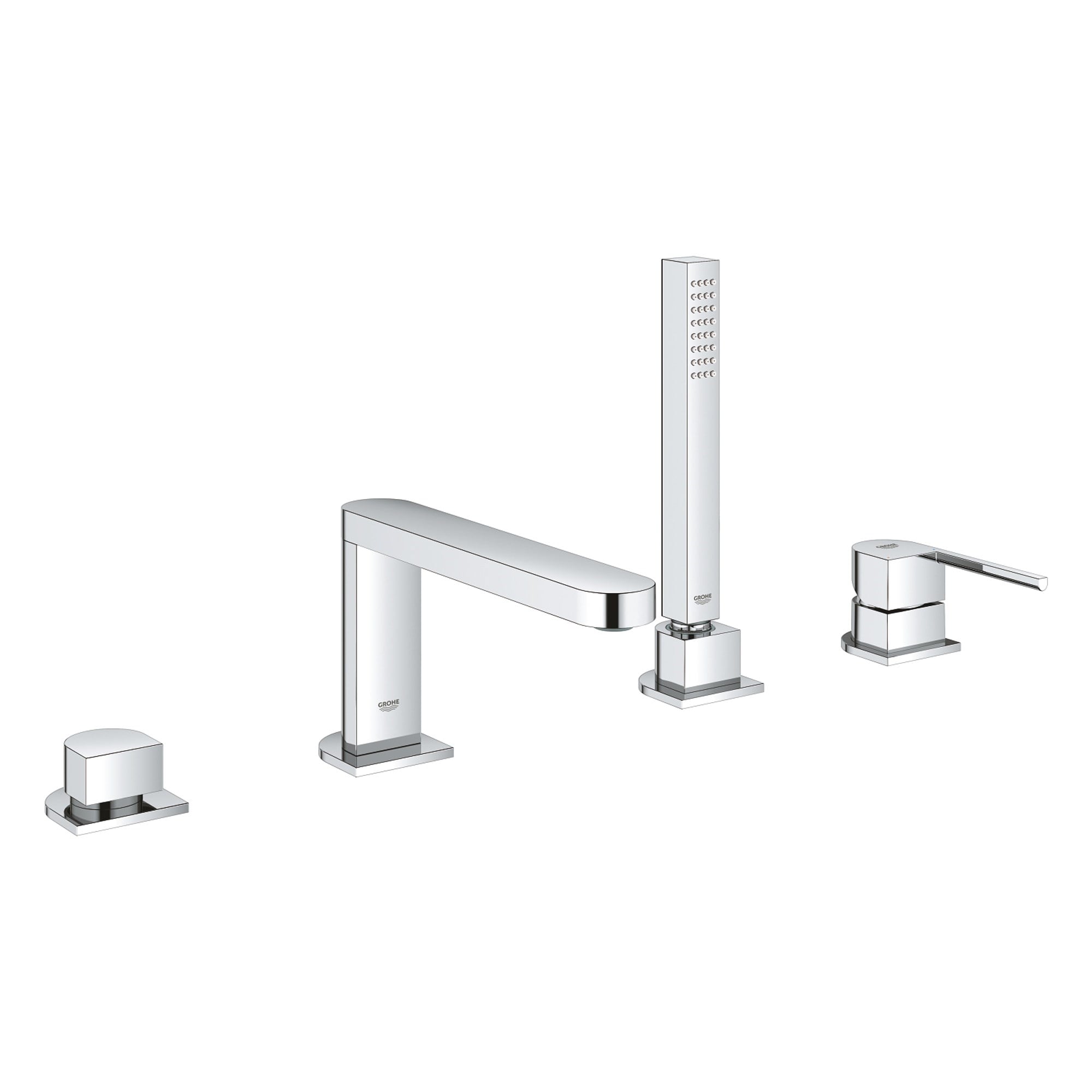 Grohe Plus 4 Delikli Küvet Bataryası Seti Krom 29307003