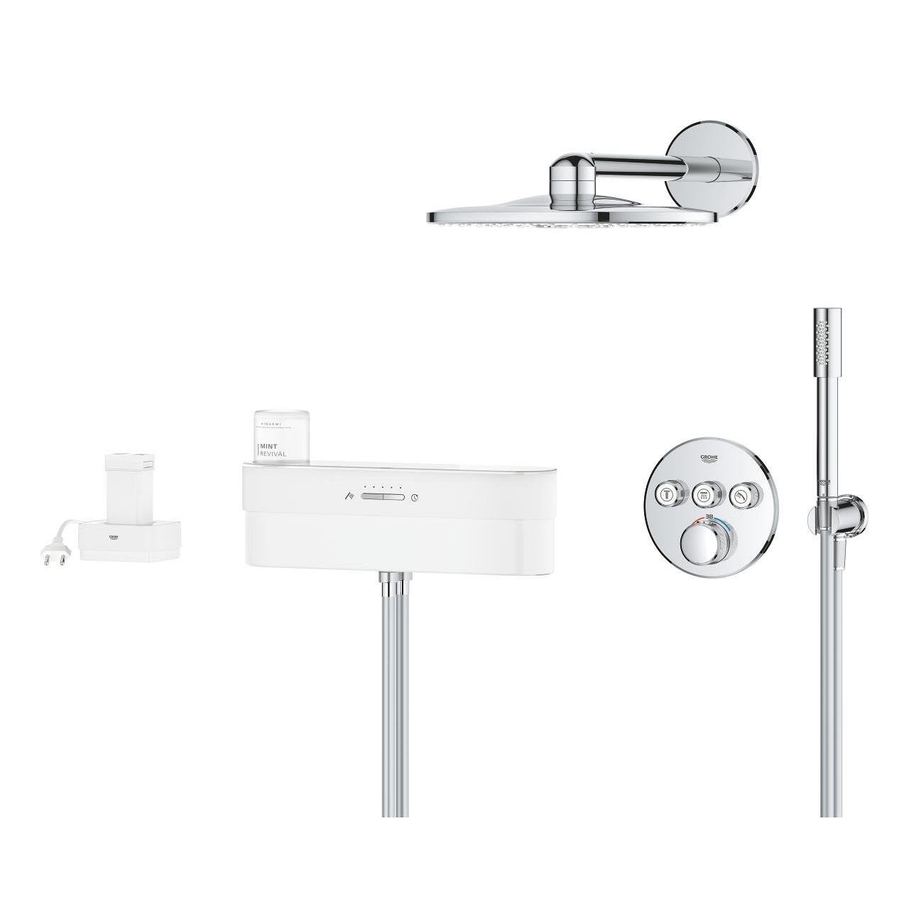 Grohe PureFoam Shower SmartControl Ankastre Banyo Bataryası Set Krom 1058120000