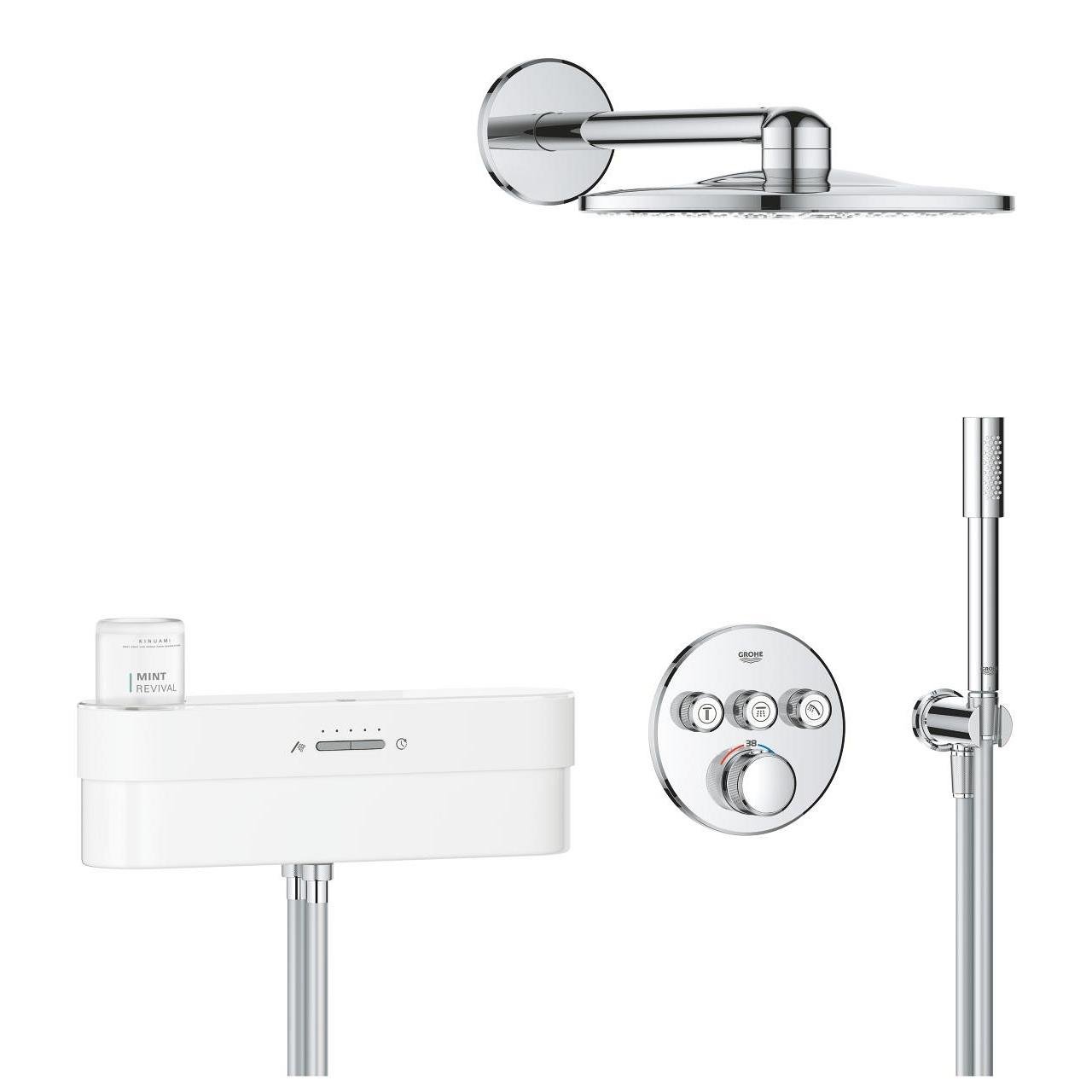 Grohe PureFoam Shower SmartControl Ankastre Banyo Bataryası Set Krom 1058120000