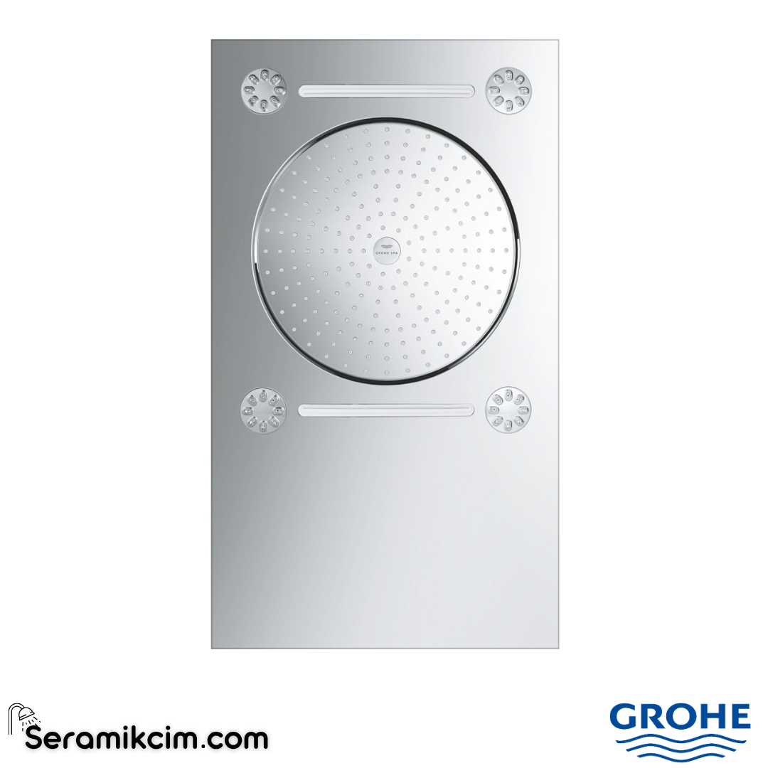 Grohe Rainshower Aqua 15 F-Series Multi Spray Tepe Duşu, 68x38cm Krom 26887000 - 26887000