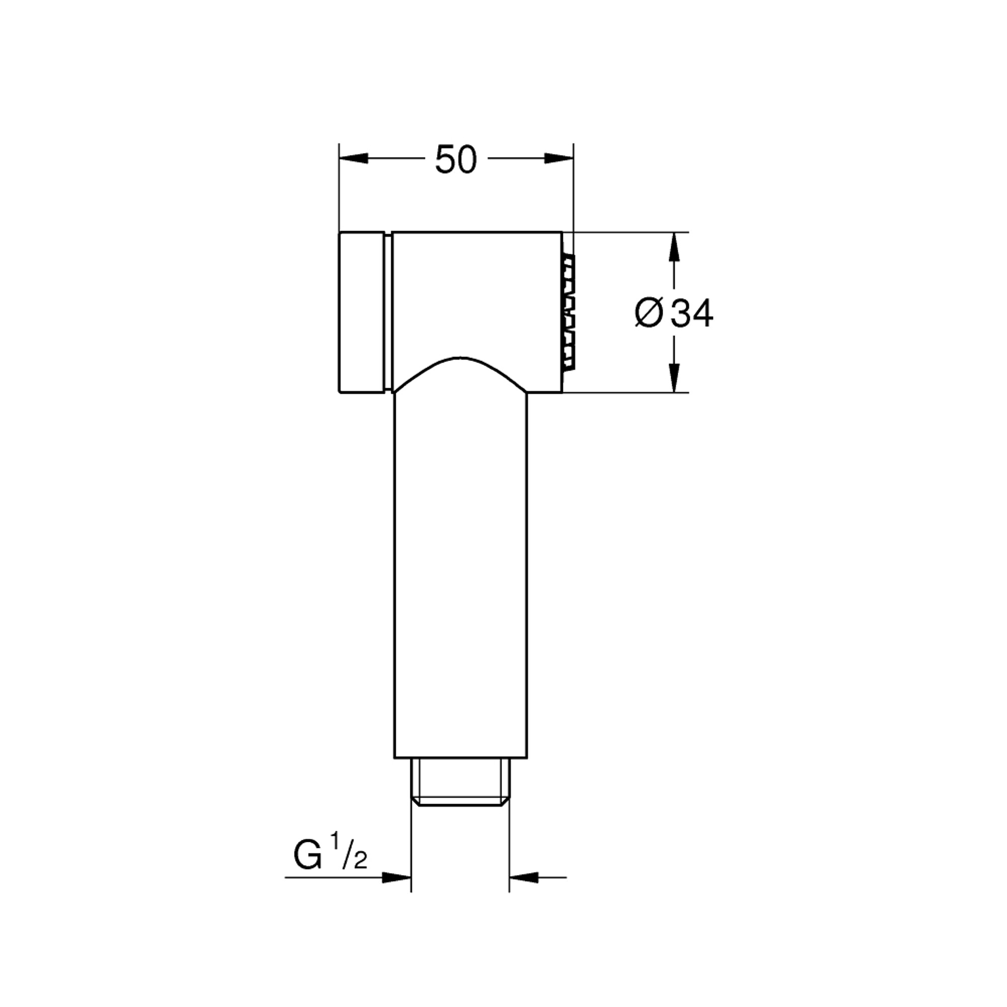 Grohe Rainshower Aqua El Duşu 1 Fonksiyonlu Krom 26839000