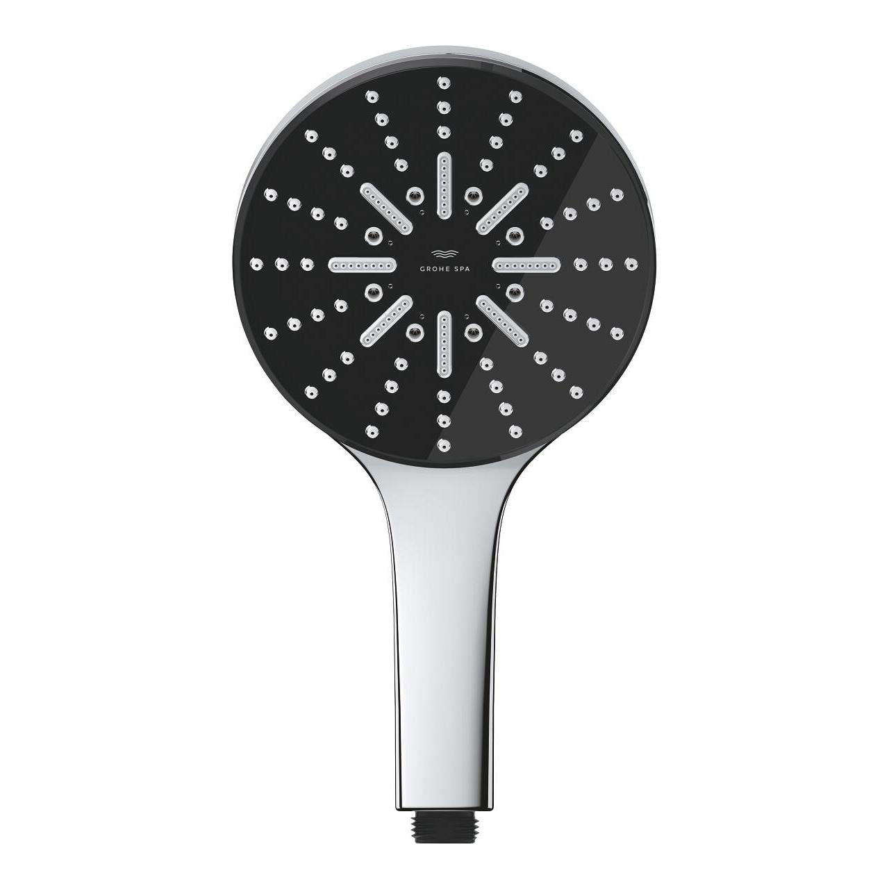 Grohe RainShower Aqua El Duşu, 3 Akışlı, Siyah-Krom 101676KI00
