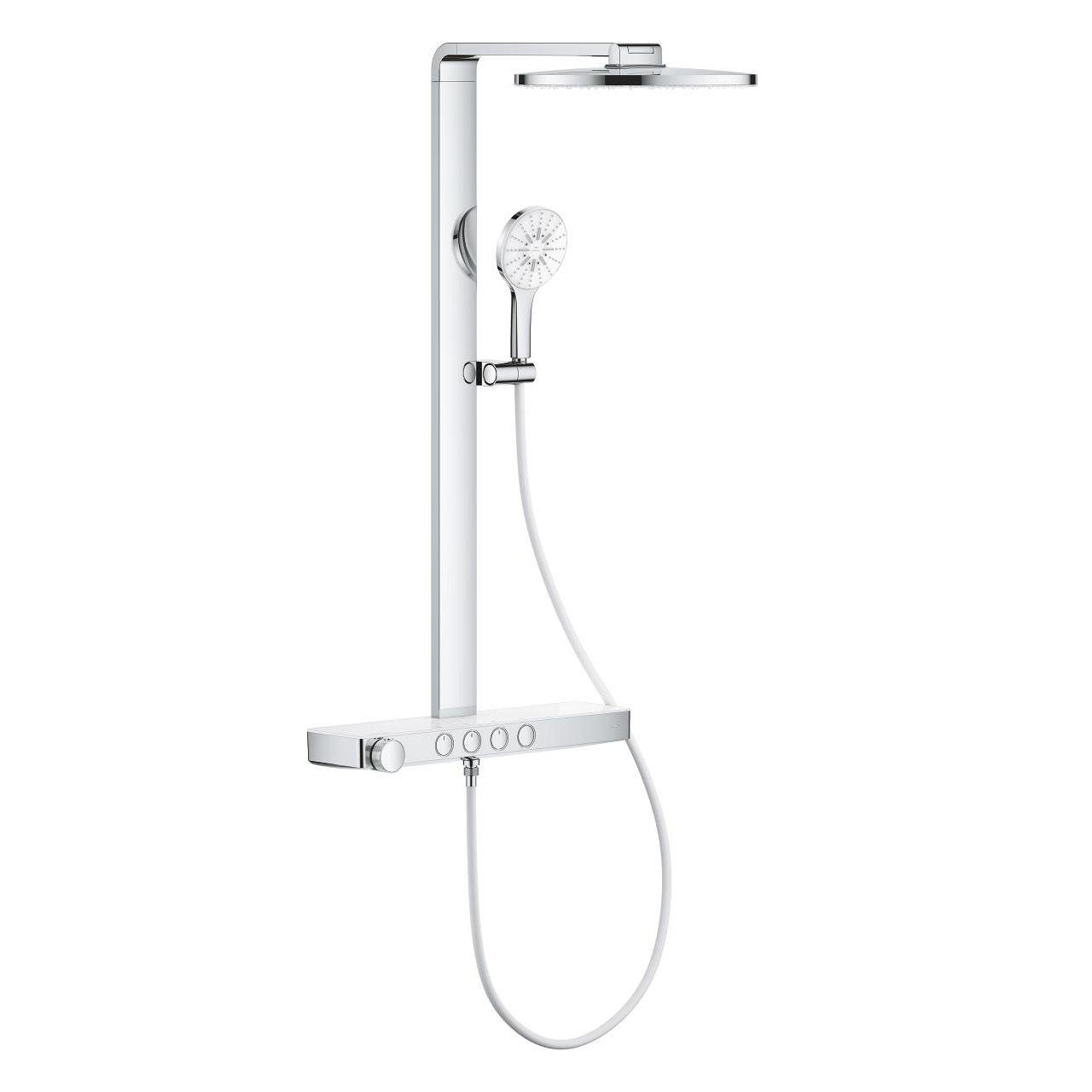 Grohe Rainshower Aqua Pure SmartControl Duş Sistemi, Duvara Monte, Termostatik Bataryalı Duş Kolonu Krom 1009640000