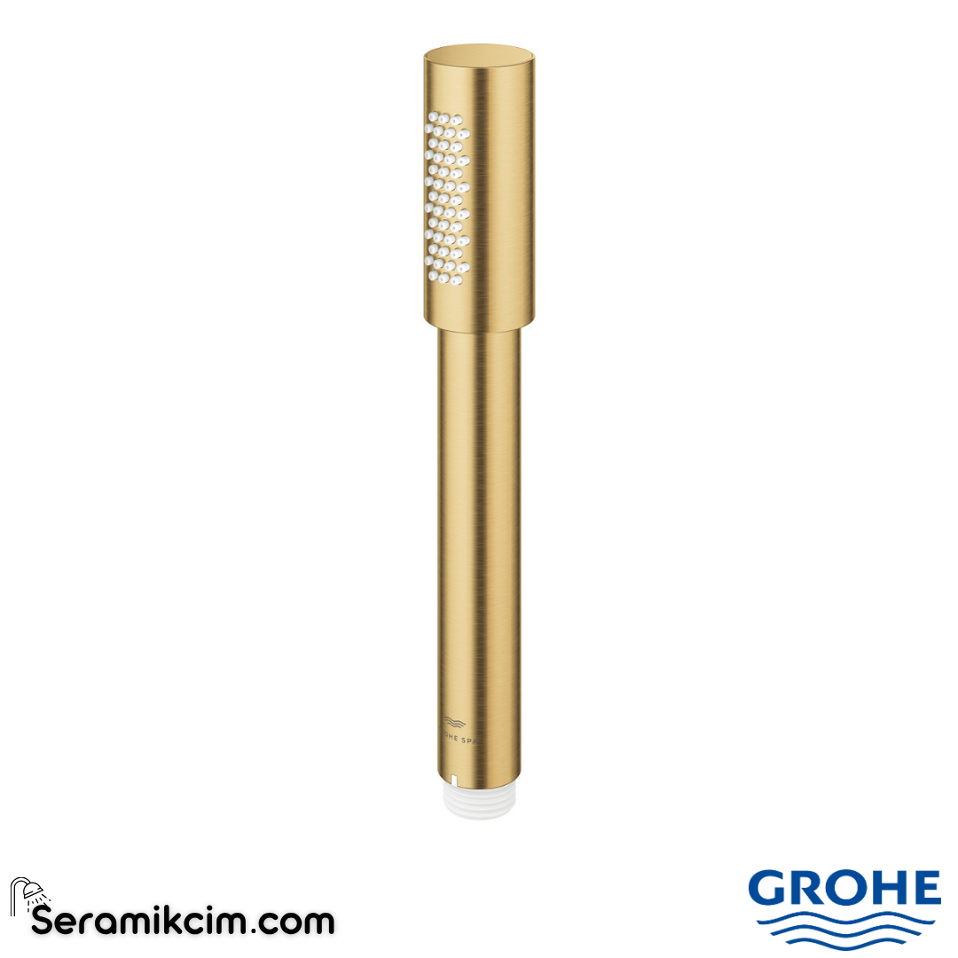 Grohe Rainshower Aqua Stick El Duşu, 1 Akışlı, Fırçalı Altın 26866GN0 - 26866GN0