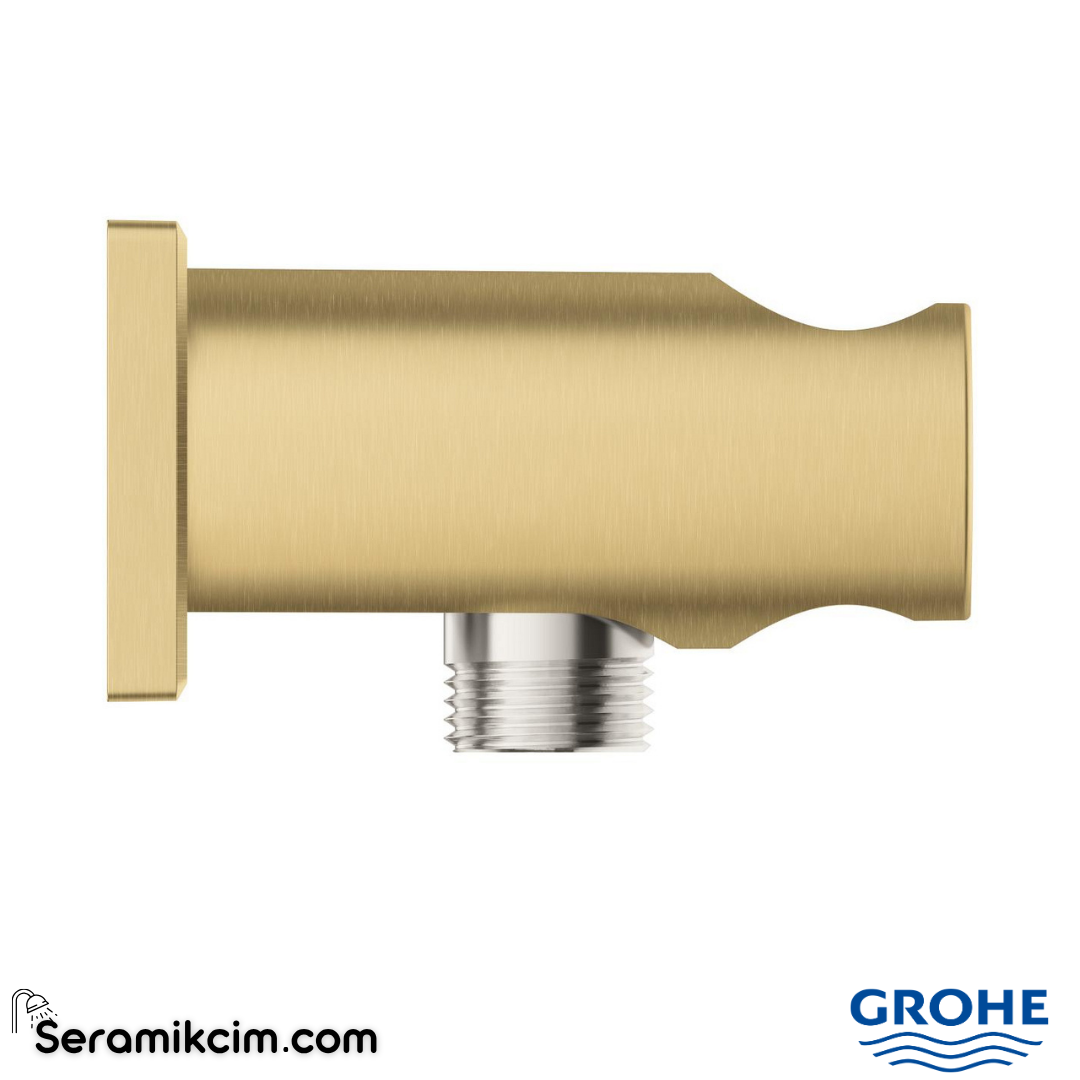 Grohe Rainshower Duş Çıkış Dirseği, Fırçalı Altın 26659GN0