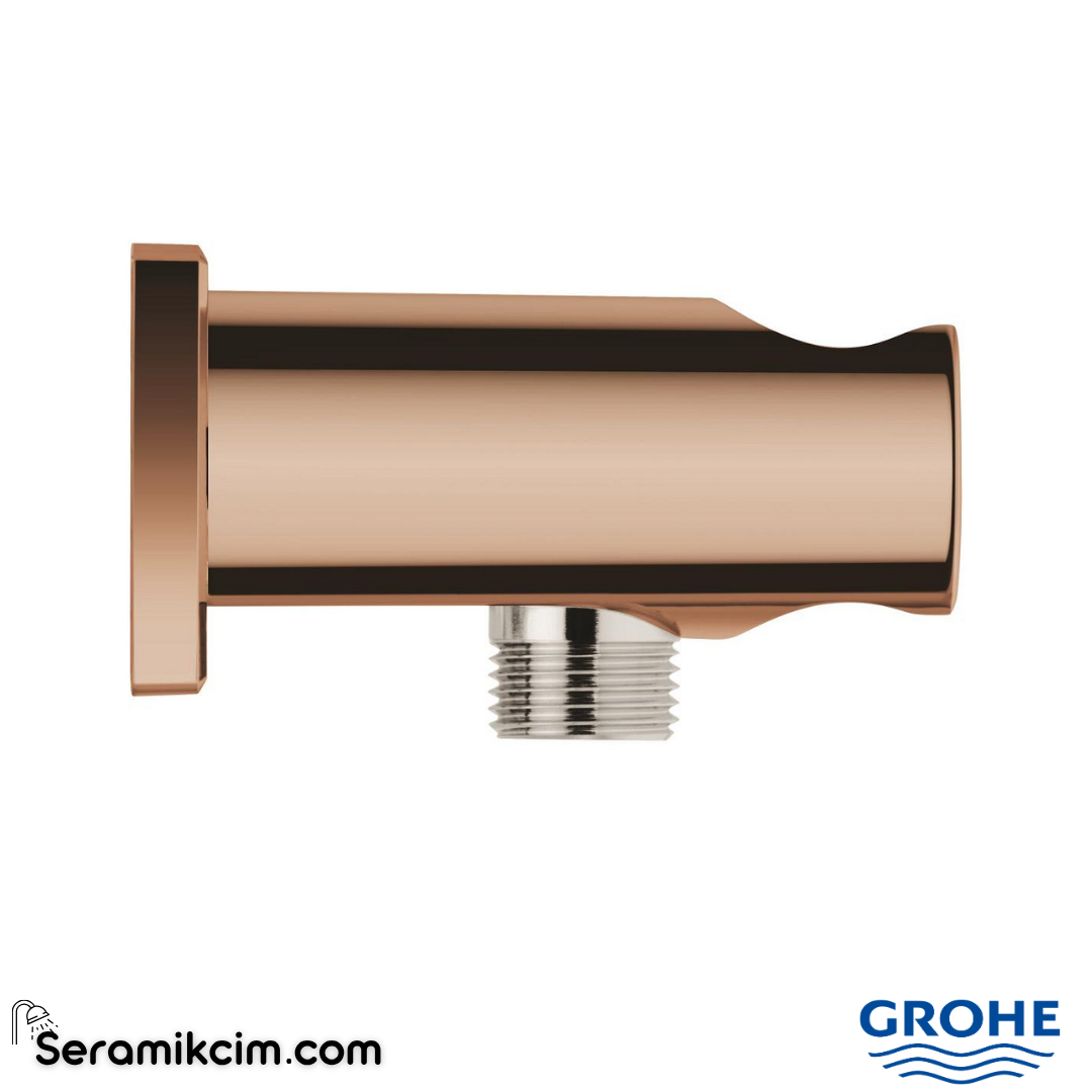 Grohe Rainshower Duş Çıkış Dirseği, Parlak Bakır 26659DA0