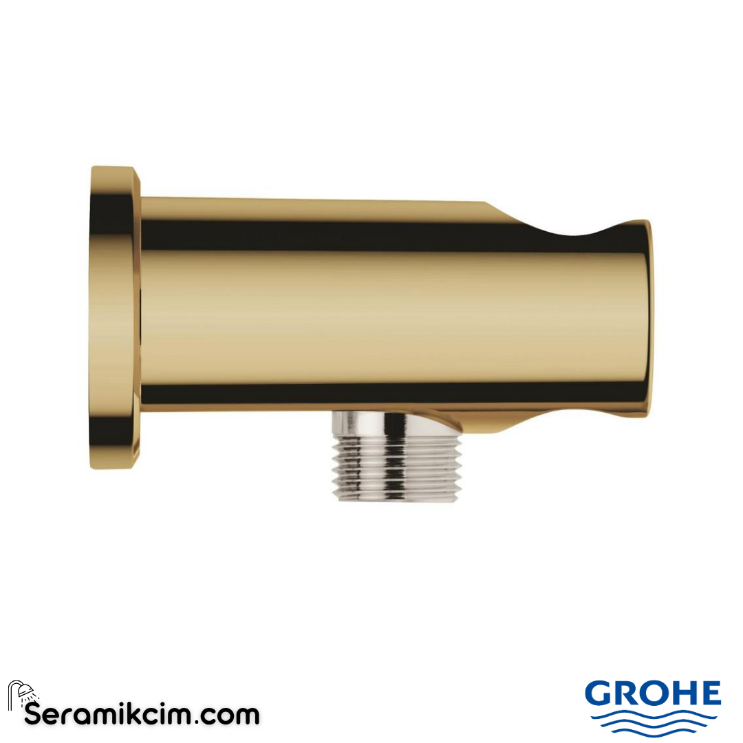 Grohe Rainshower Duş Çıkış Dirseği, Parlak Altın 26658GL0