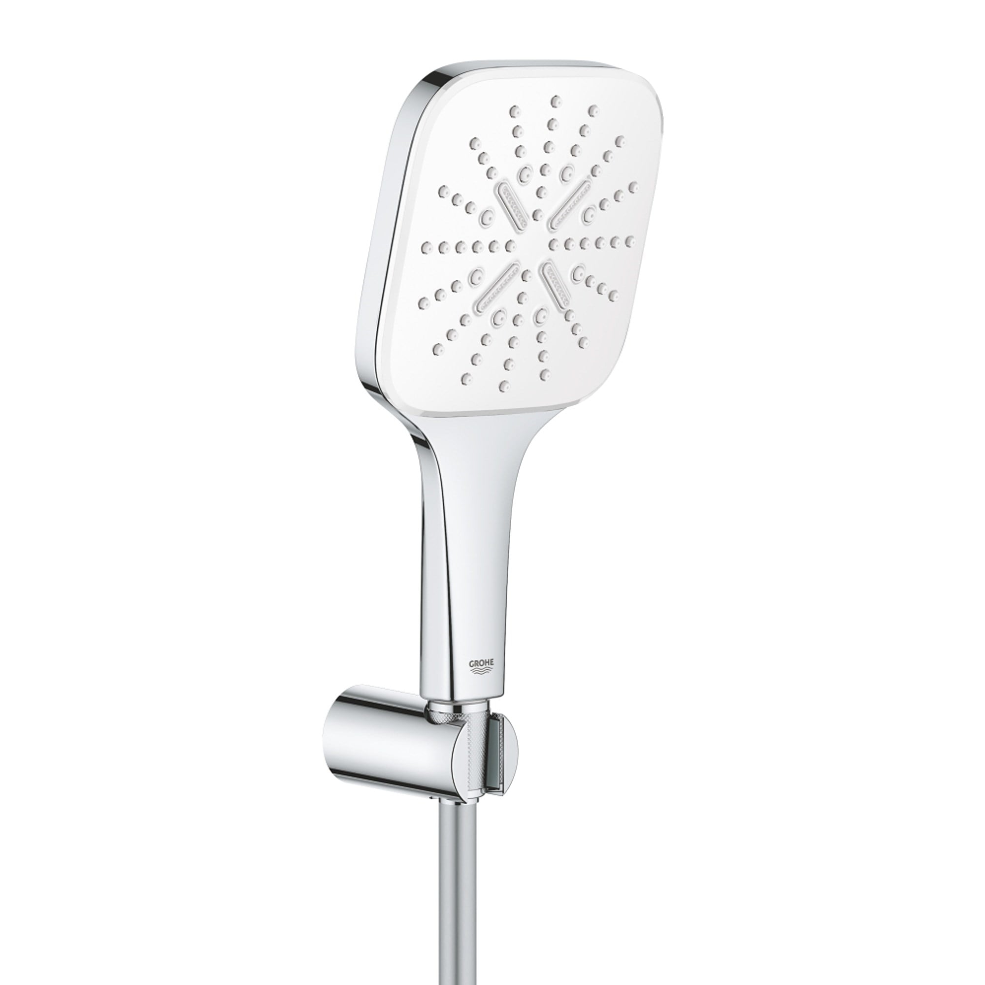 Grohe Rainshower SmartActive 130 Cube Duş Askısı ve El Duşu Seti 3 Fonksiyonlu Beyaz 26589LS0