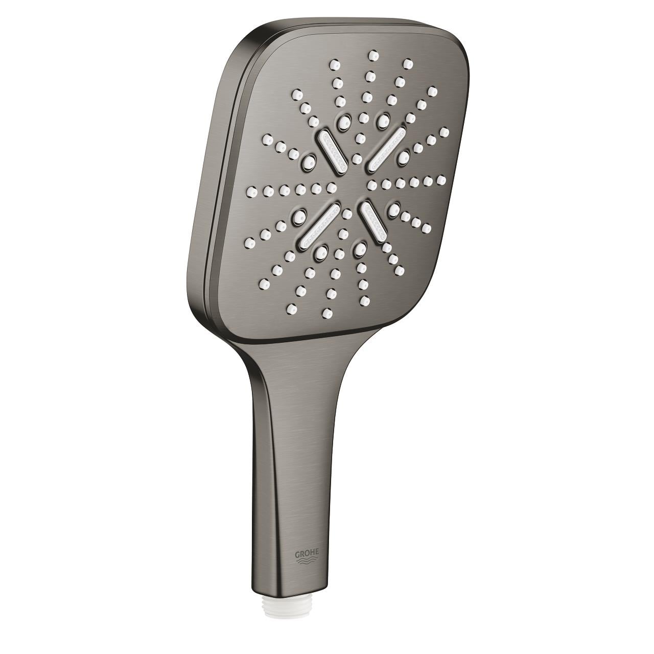 Grohe RainShower SmartActive 130 Cube El Duşu, 3 Akışlı, Fırçalı Sert Grafit 26582AL0