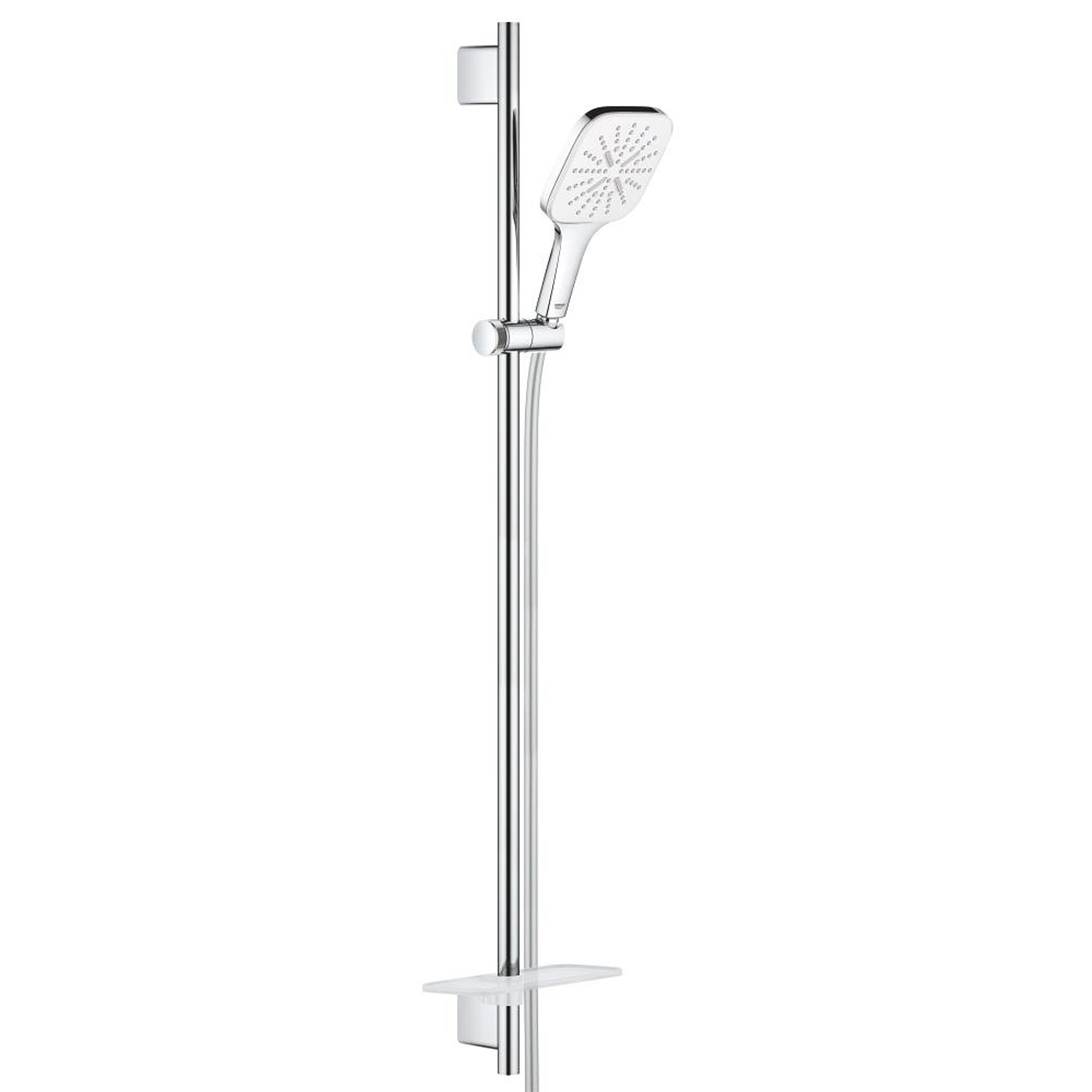 Grohe Rainshower SmartActive 130 Cube Sürgülü Duş Seti 3 Fonksiyonlu Beyaz 26587LS0