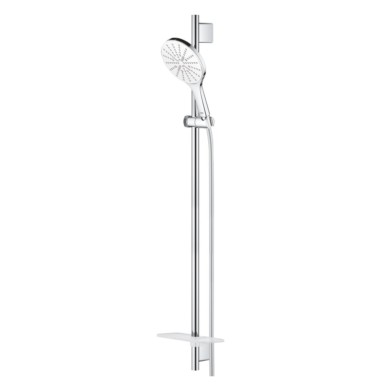 Grohe RainShower SmartActive 150 Sürgülü Duş Seti, 3 Fonksiyonlu, Krom-Beyaz 26594LS0