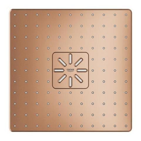 Grohe Rainshower SmartActive 310 Cube Tepe Duşu Seti, 31 cm, 2 Akışlı, Fırçalı Bakır - 26479DL0