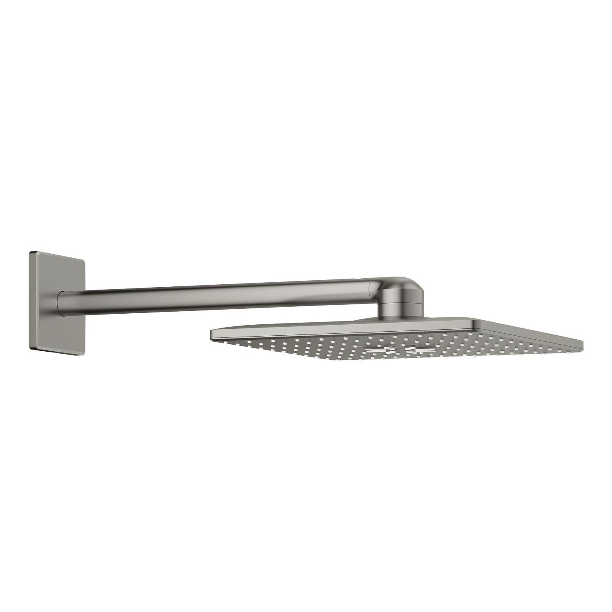 Grohe Rainshower SmartActive 310 Cube Tepe Duşu Seti 2 Fonksiyonlu Saten Çelik (Satin Steel) 26479MS0