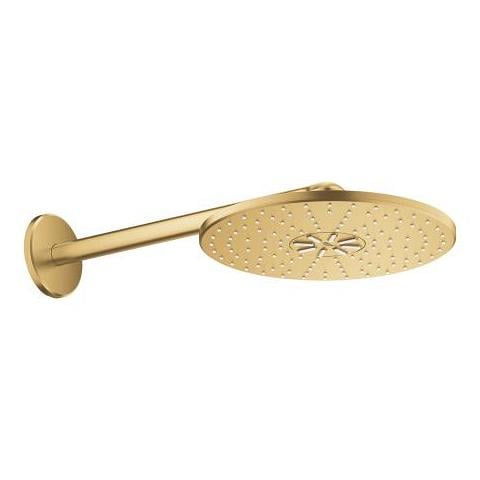 Grohe Rainshower SmartActive 310 Tepe Duşu Seti, 31 cm, 2 Akışlı, Fırçalı Altın - 26475GN0