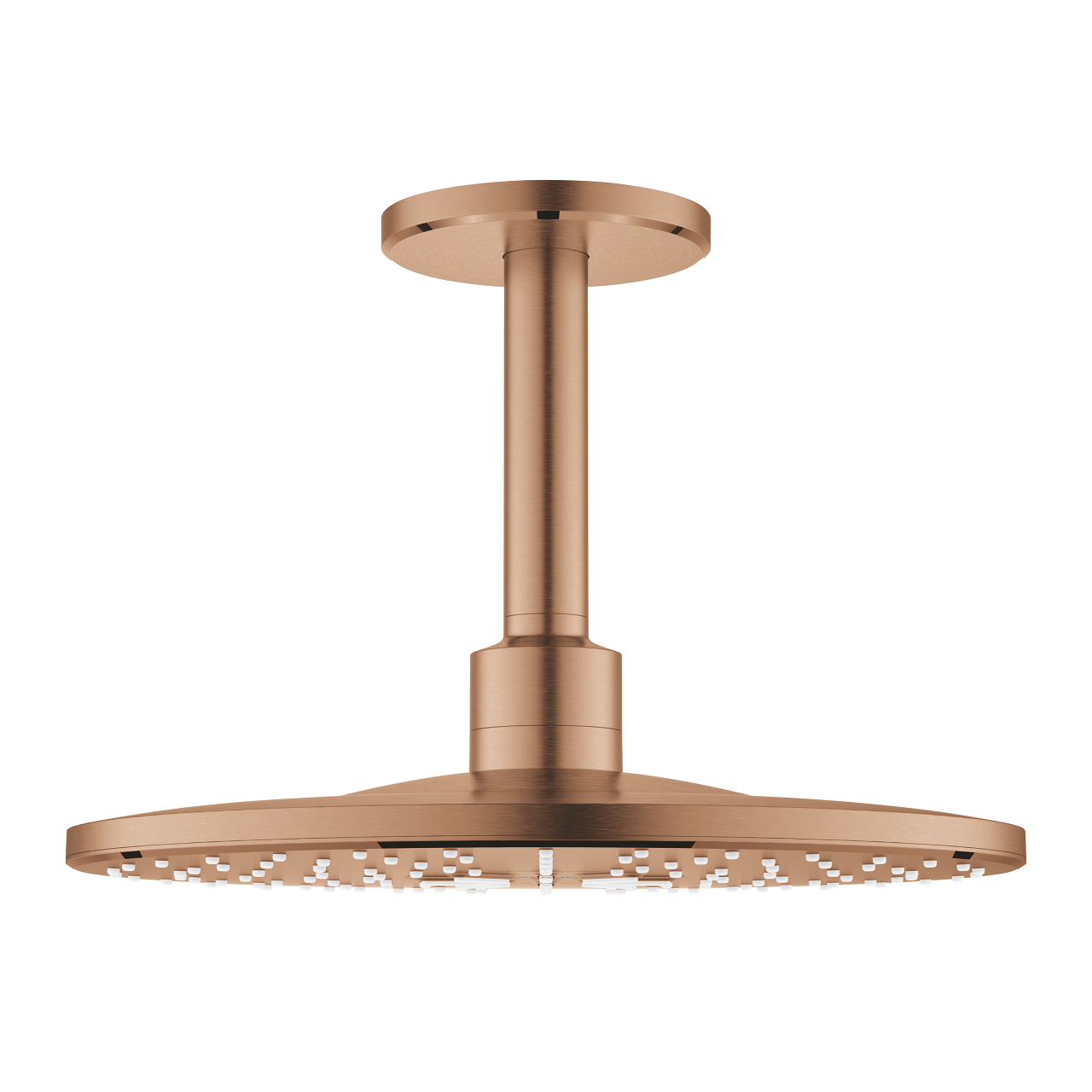 Grohe Rainshower SmartActive 310 Tepe Duşu Seti, 31 cm, Fırçalı Bakır 26477DL0