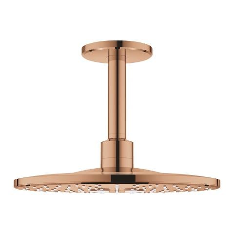 Grohe Rainshower SmartActive 310 Tepe Duşu Seti, 31 cm, Parlak Bakır - 26477DA0