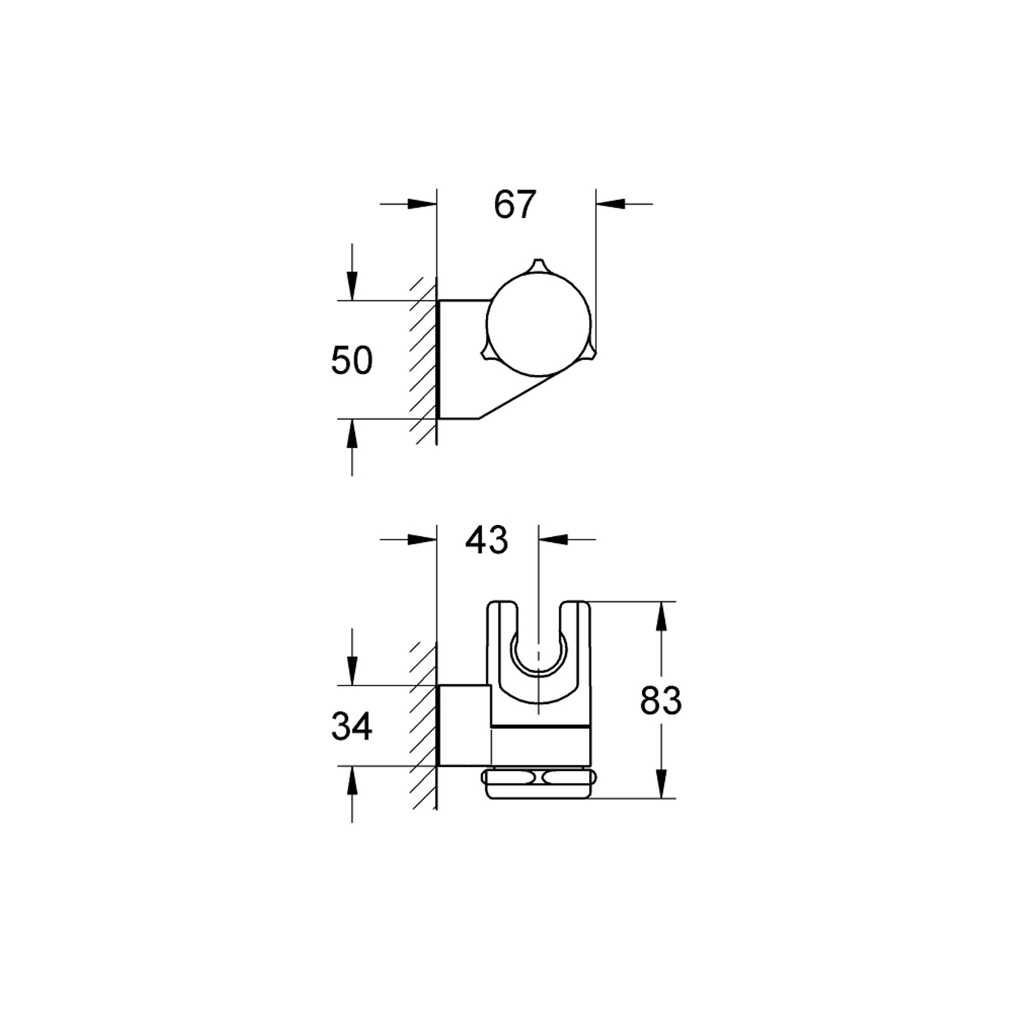 Grohe Relexa Hareketli Duş Askısı 28623000