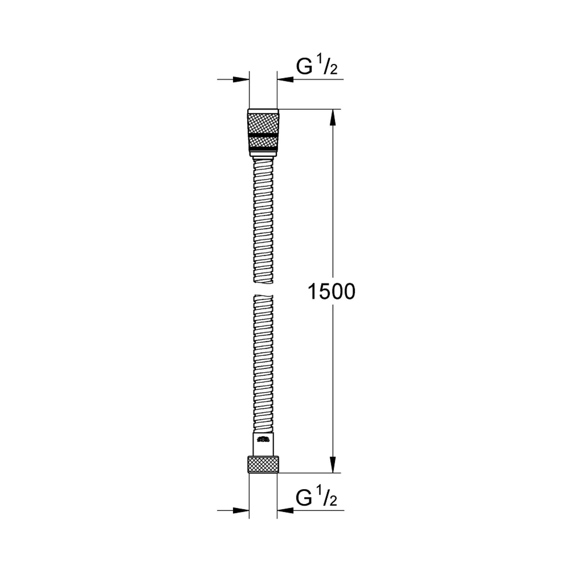 Grohe Rotaflex Duş Hortumu 150 cm 28417000