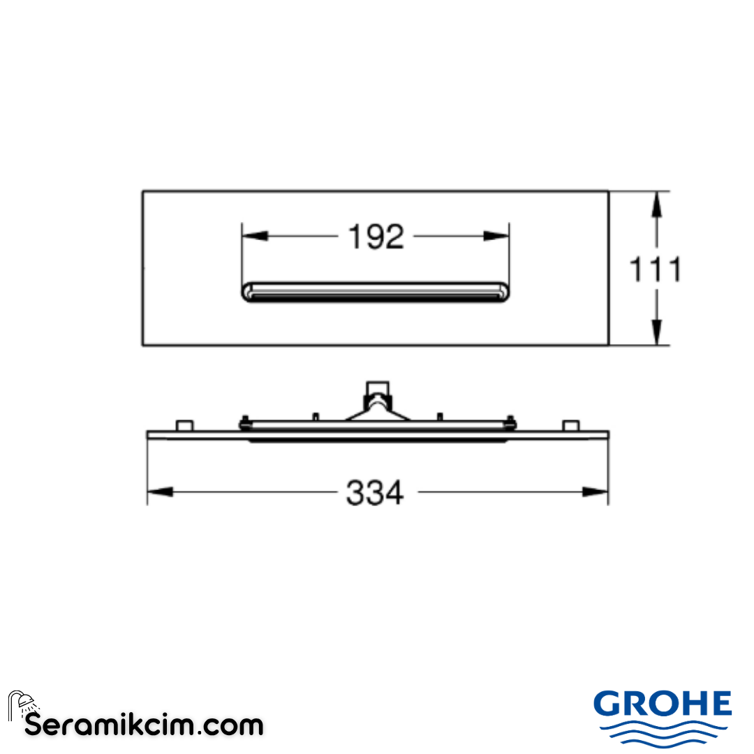 Grohe RSH AQUA Cascade ceiling shw 26734000