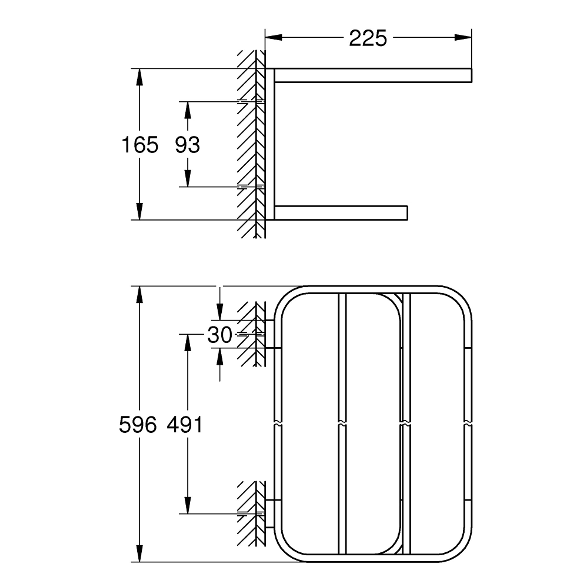 Grohe Selection Çoklu Havluluk Paslanmaz Çelik 41066DC0