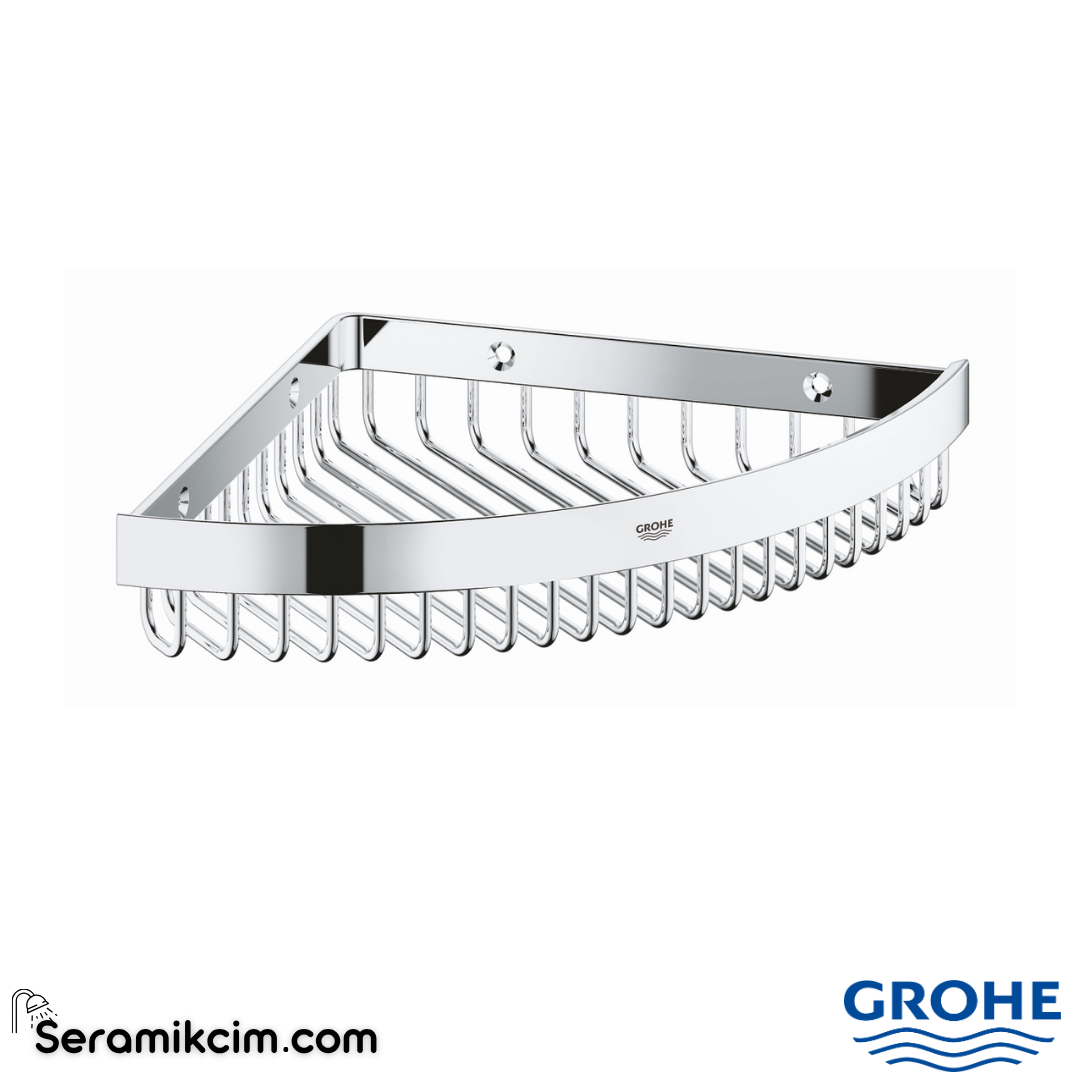 Grohe Selection Cube Köşe Metal Süngerlik Krom 40809000 - 40809000
