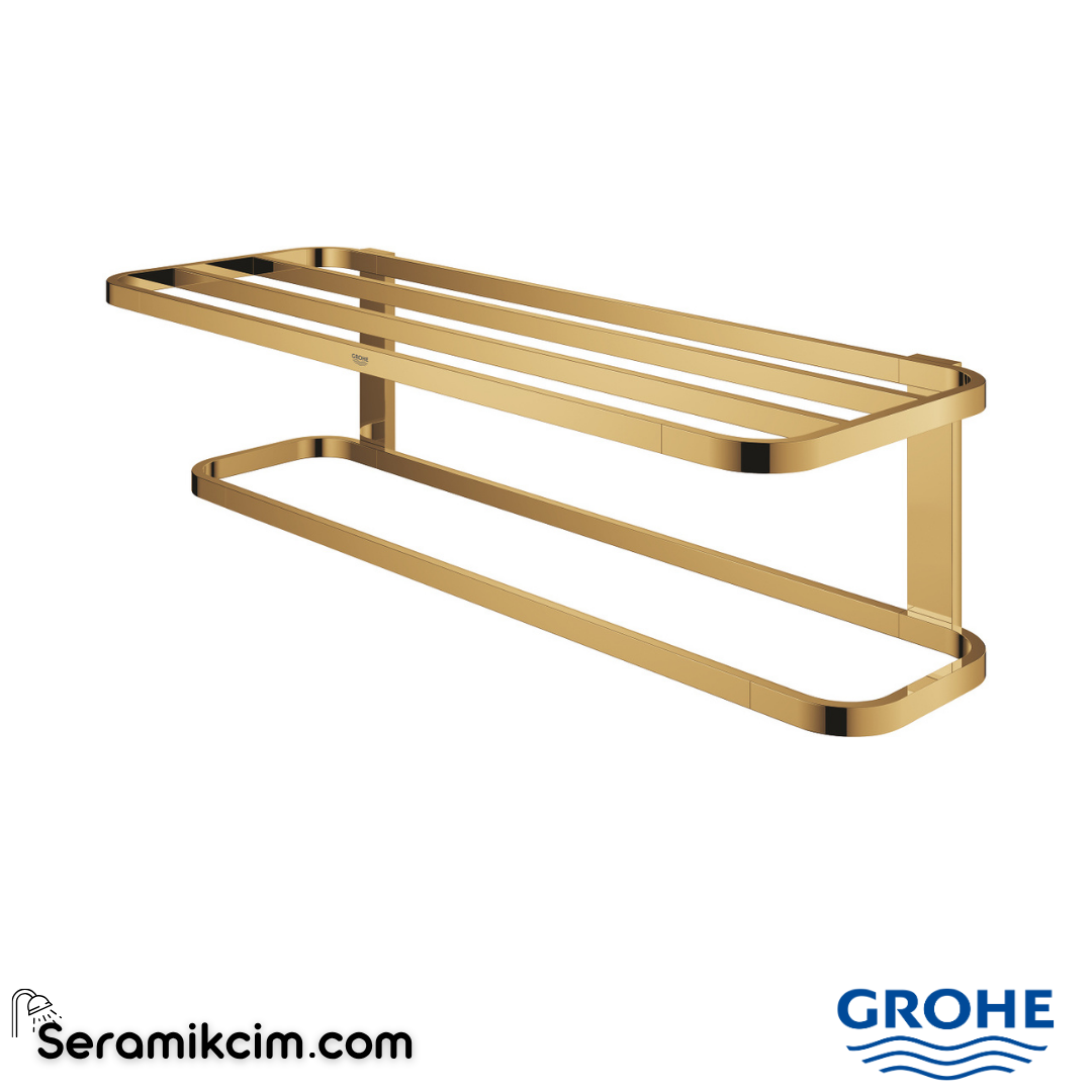 Grohe Selection Havlu Rafı, Parlak Altın 41066GL0