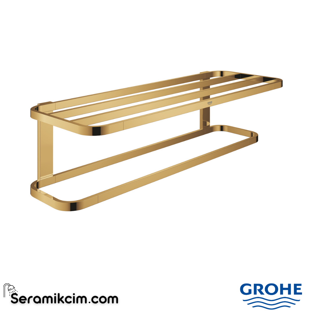 Grohe Selection Havlu Rafı, Parlak Altın 41066GL0