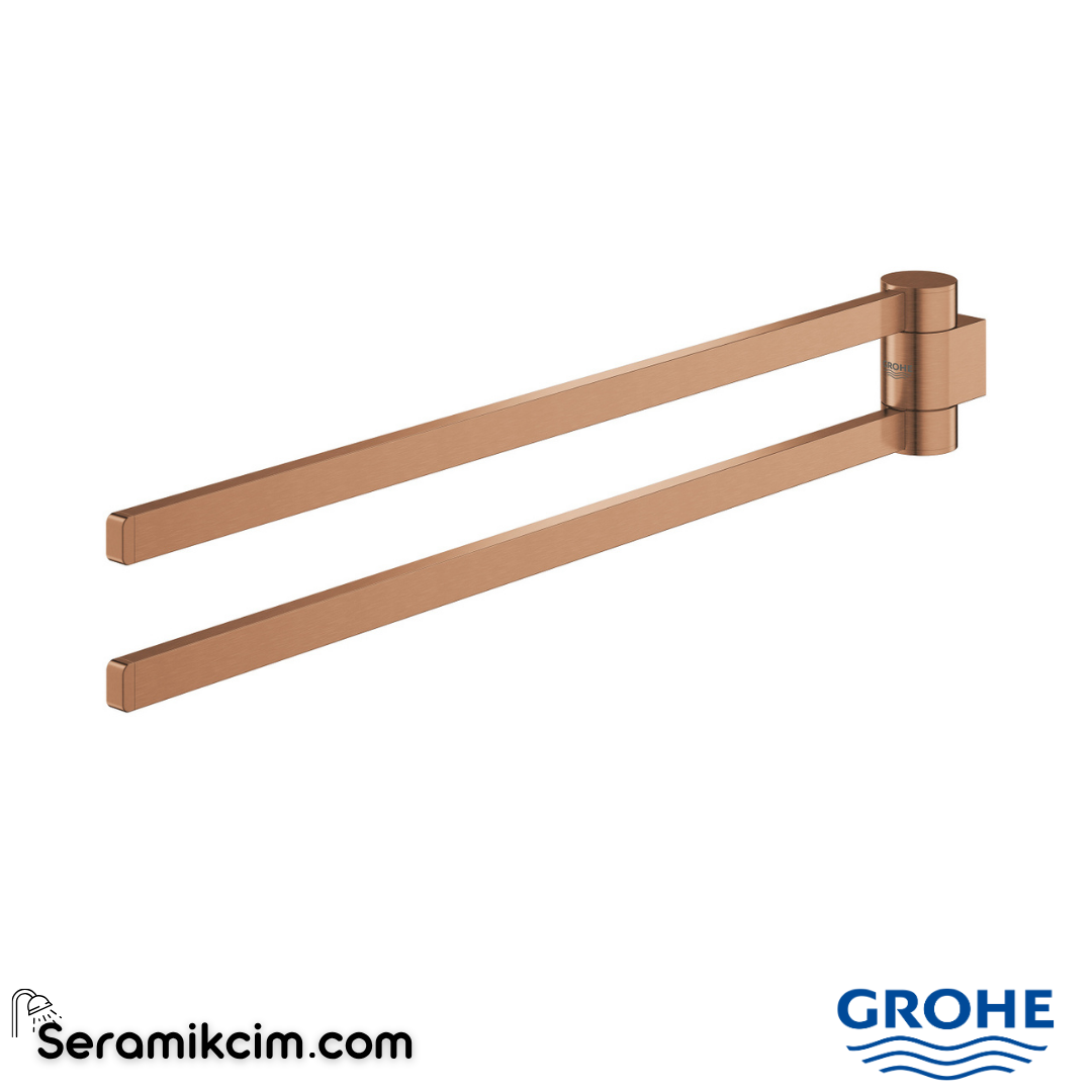 Grohe Selection İkili Döner Havluluk, Parlak Bakır 41063DA0