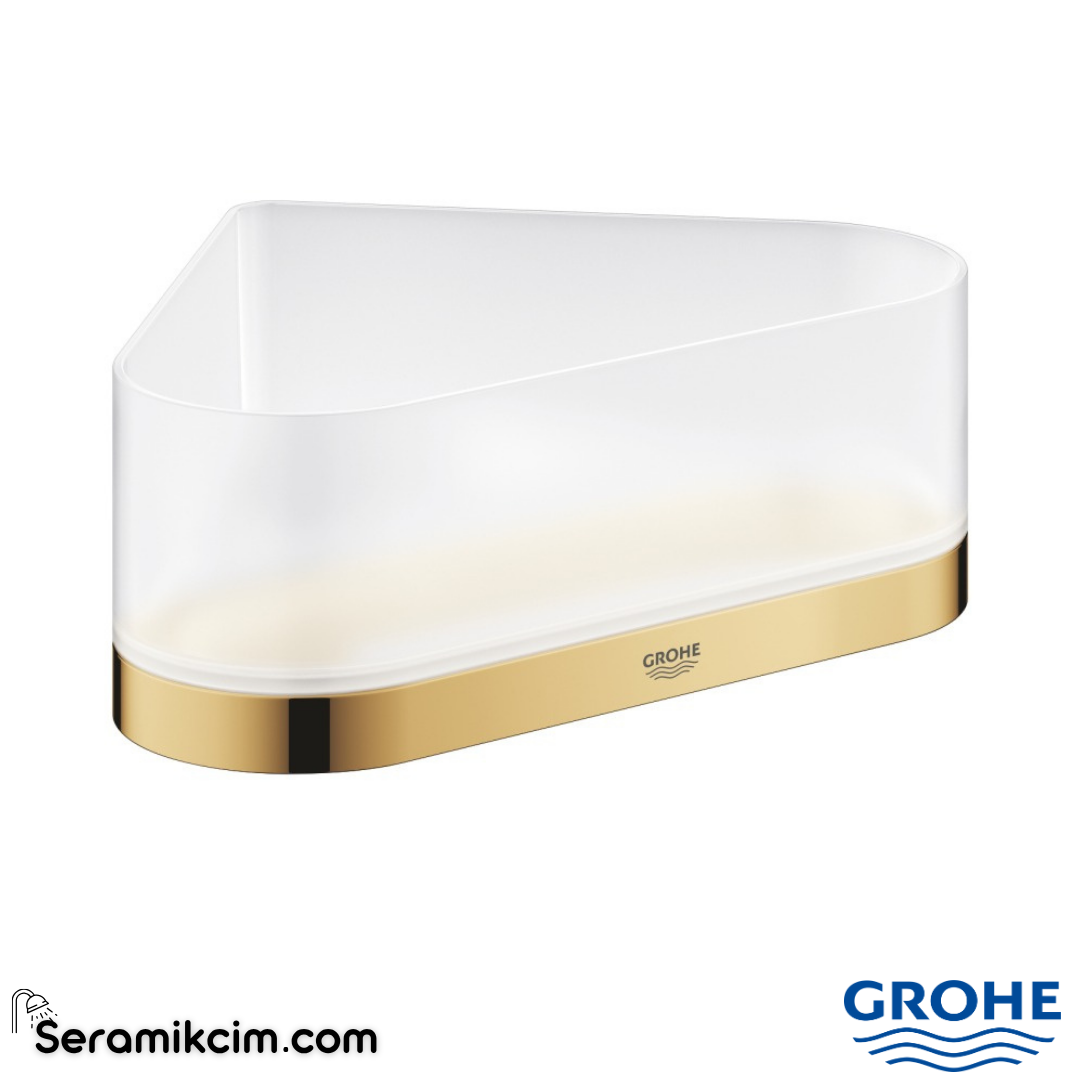 Grohe Selection Köşe Duş Rafı Plastik-Metal, Altın 41038GL0 - 41038GL0