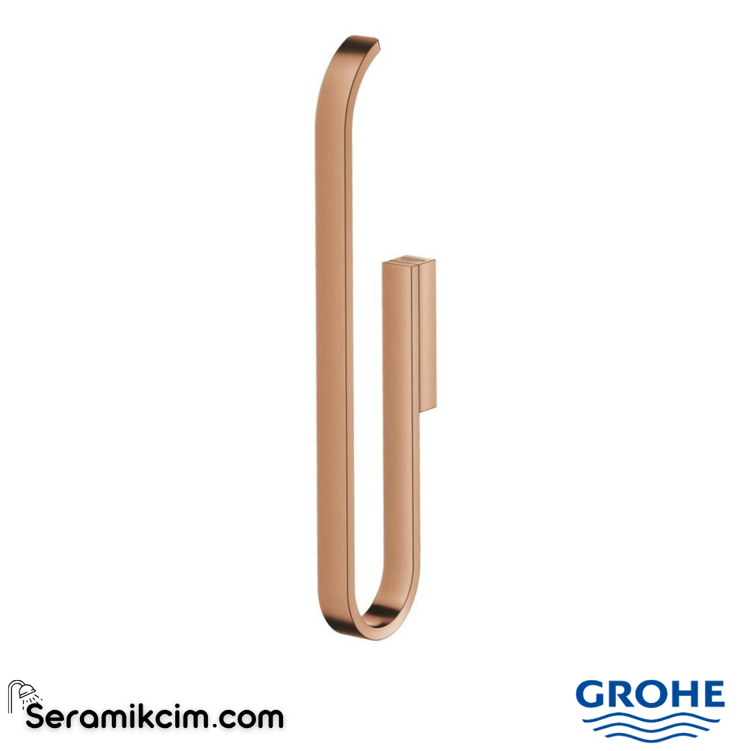 Grohe Selection Yedek Tuvalet Kağıtlığı, Fırçalı Bakır 41067DL0