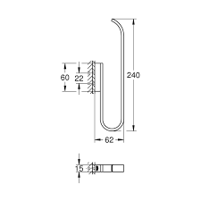 Grohe Selection Yedek Tuvalet Kağıtlığı, Parlak Bakır 41067DA0