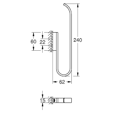 Grohe Selection Yedek Tuvalet Kağıtlığı, Paslanmaz Çelik 41067DC0
