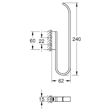 Grohe Selection Yedek Tuvalet Kağıtlığı, Fırçalı Altın 41067GN0