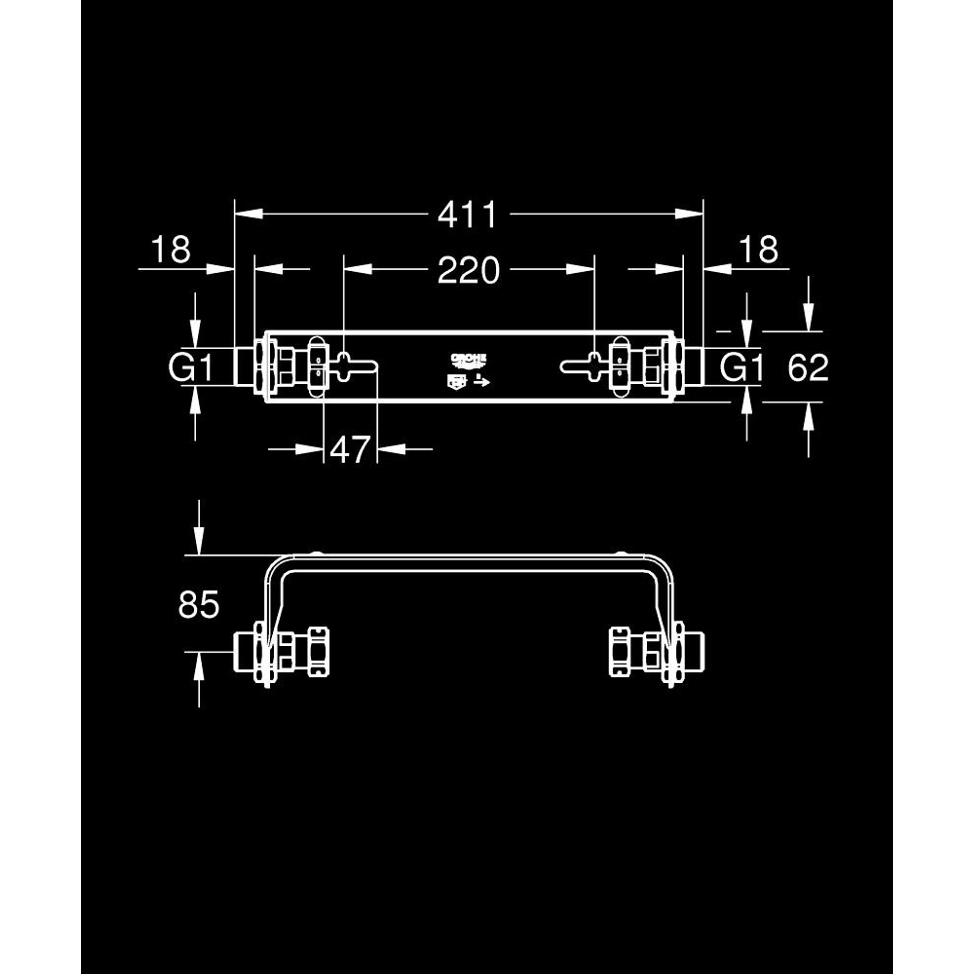 Grohe Sense Guard Duvar Montaj Seti 22501000