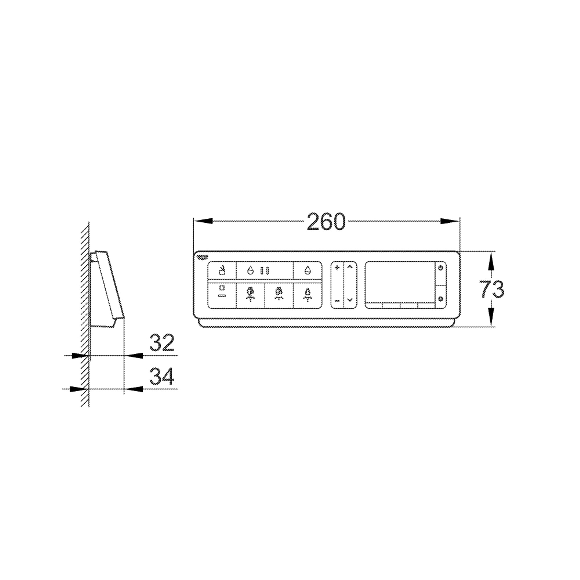 Grohe Sensia Arena Uzaktan Kumanda 14926001