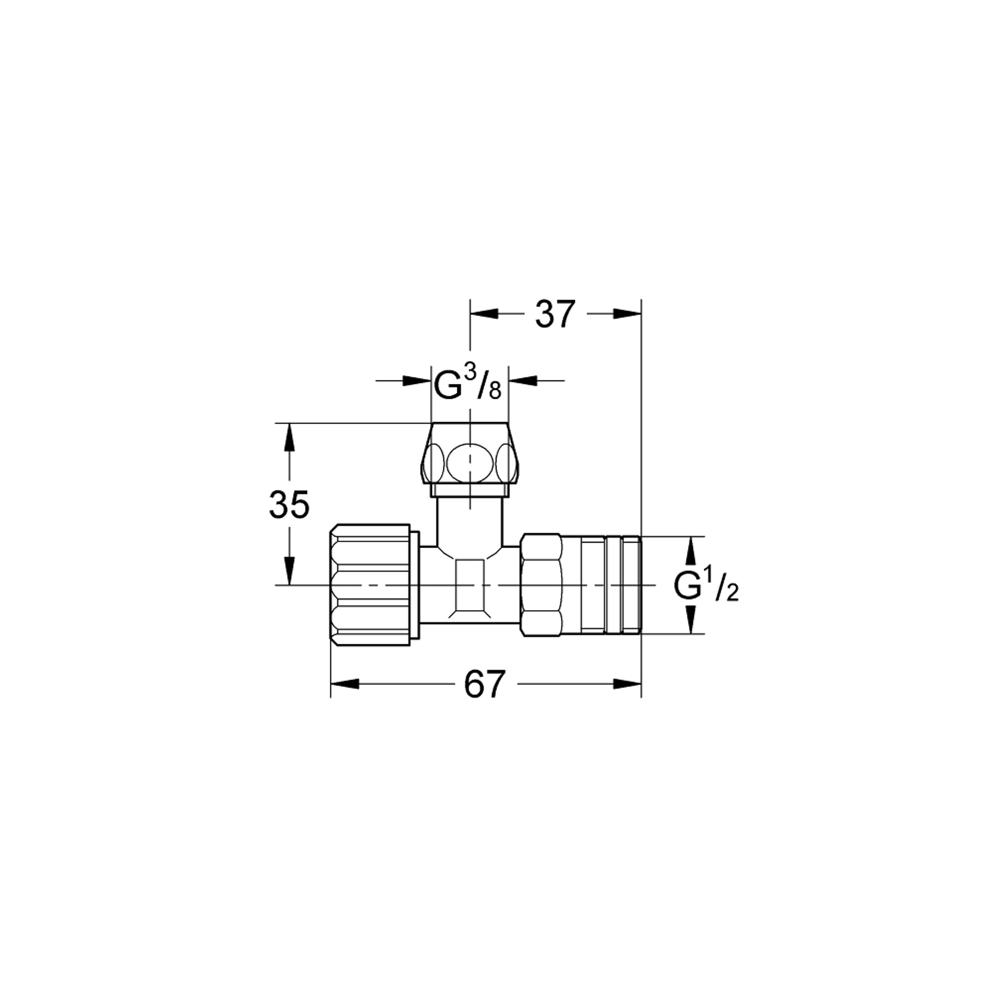 Grohe Servis Valfi 10 Adet Paket 43821000