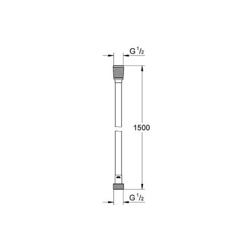 Grohe Silverflex Duş Hortumu - 28364000