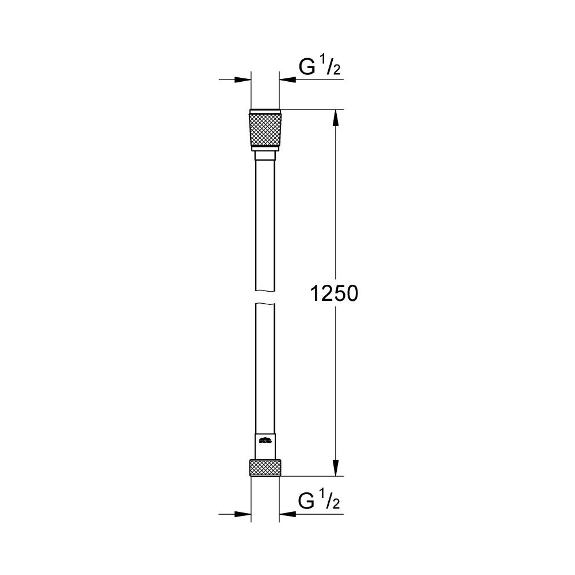 Grohe Silverflex TwistStop Duş Hortumu 1250 Parlak Altın 28362GL0
