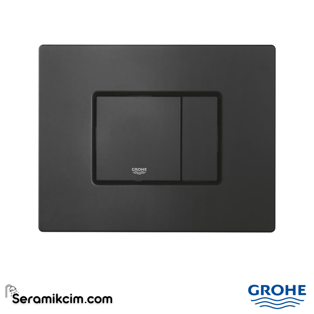 Grohe Skate Cosmopolitan Gömme Rezervuar Kumanda Paneli Hayalet Siyah 38732KF0 - 38732KF0