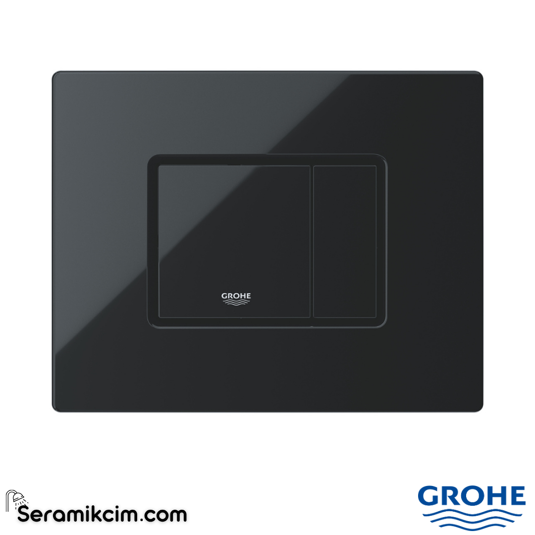 Grohe Skate Cosmopolitan Gömme Rezervuar Kumanda Paneli, Parlak Siyah 38732KV0 - 38732KV0
