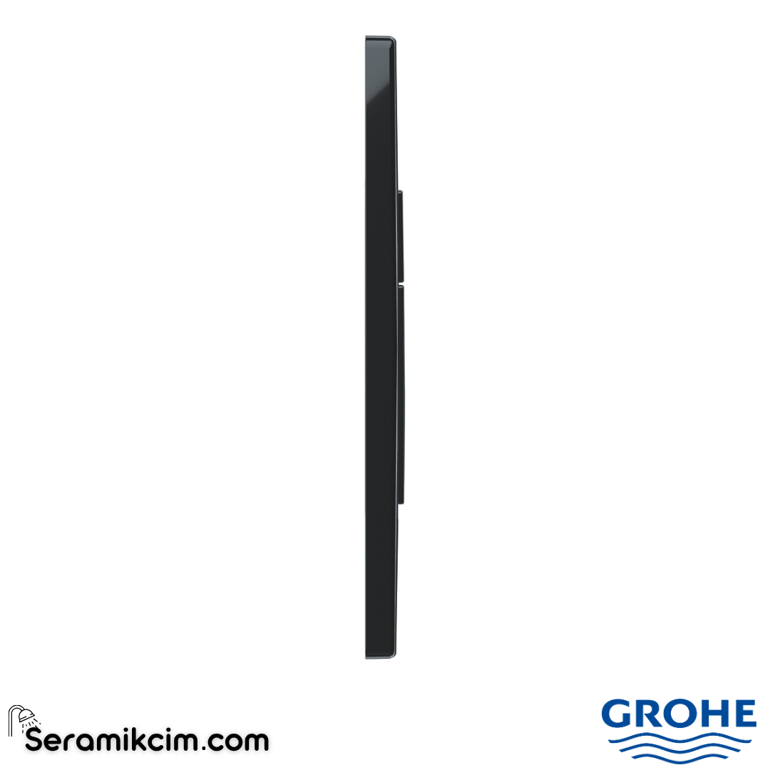 Grohe Skate Cosmopolitan Gömme Rezervuar Kumanda Paneli, Parlak Siyah 38732KV0 - 38732KV0