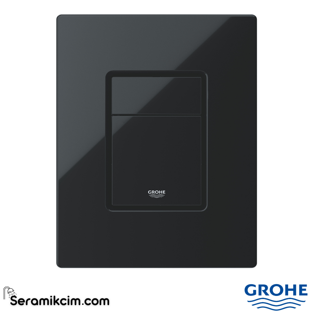 Grohe Skate Cosmopolitan Gömme Rezervuar Kumanda Paneli, Parlak Siyah 38732KV0 - 38732KV0