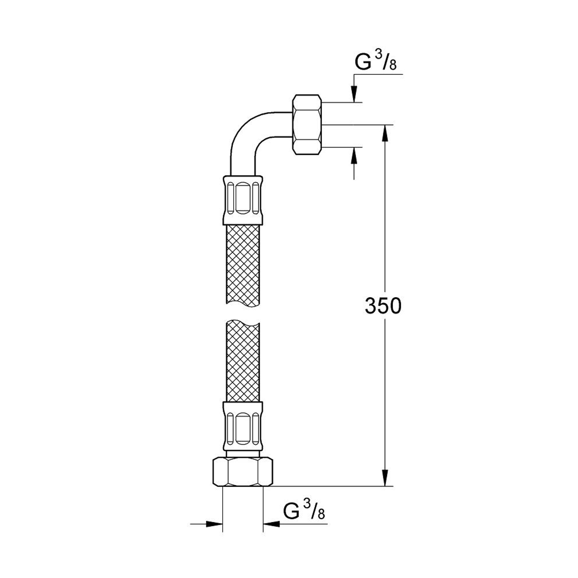 Grohe Spiral Bağlantı Hortumu 45704000