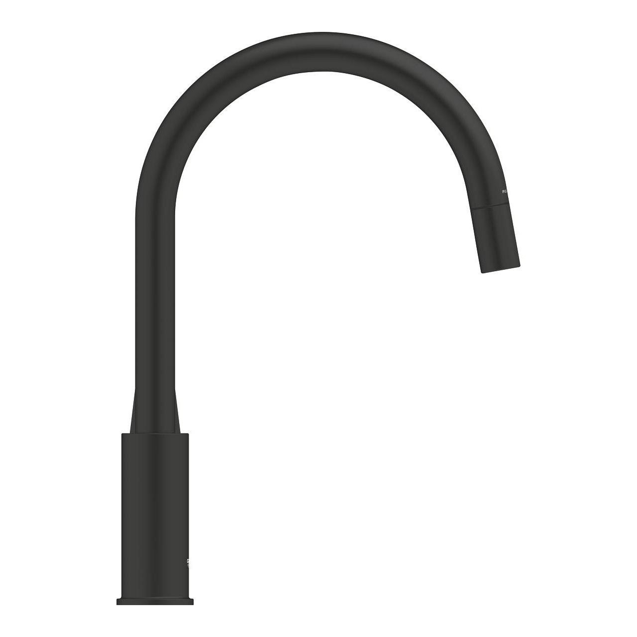 Grohe StartEdge Eviye Bataryası Spiralli Mat Siyah 305502430
