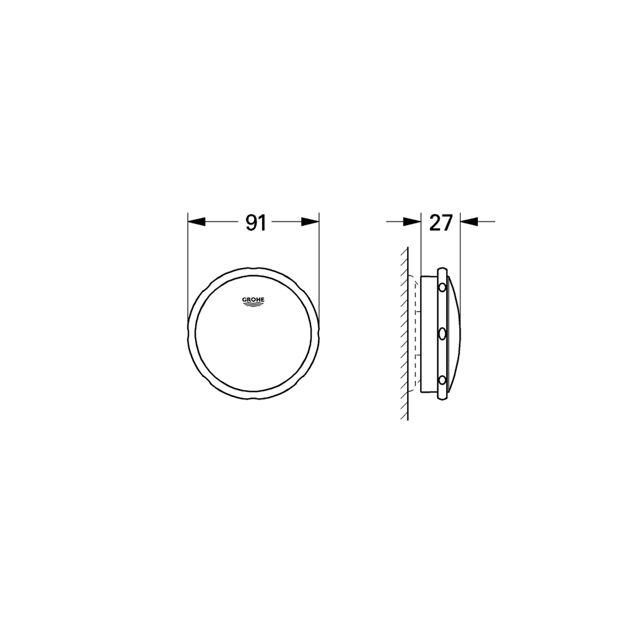 Grohe Talento Küvet Gider ve Taşma Seti Krom 19025000