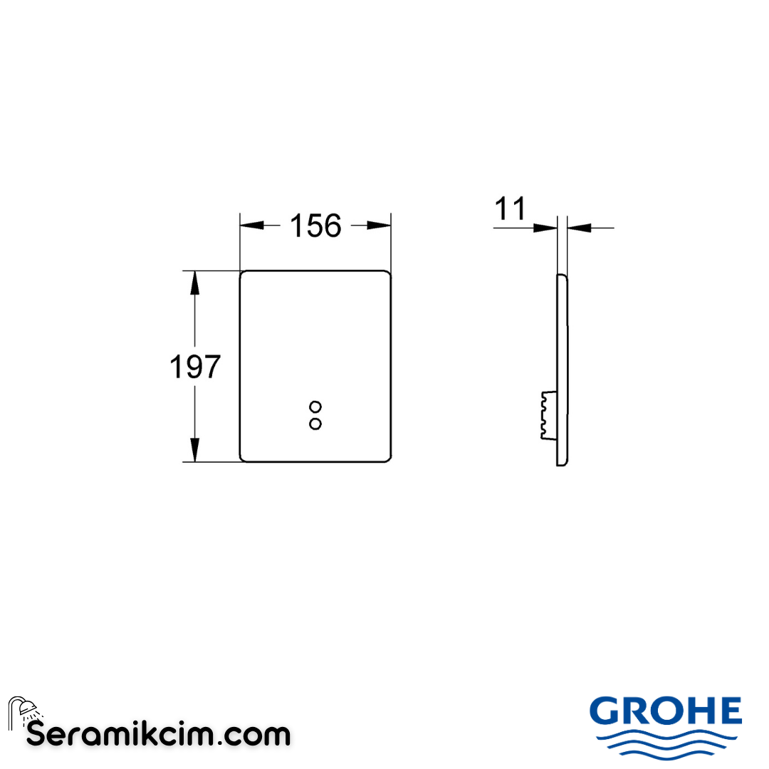 Grohe Tectron Kumanda Paneli Krom 42191000