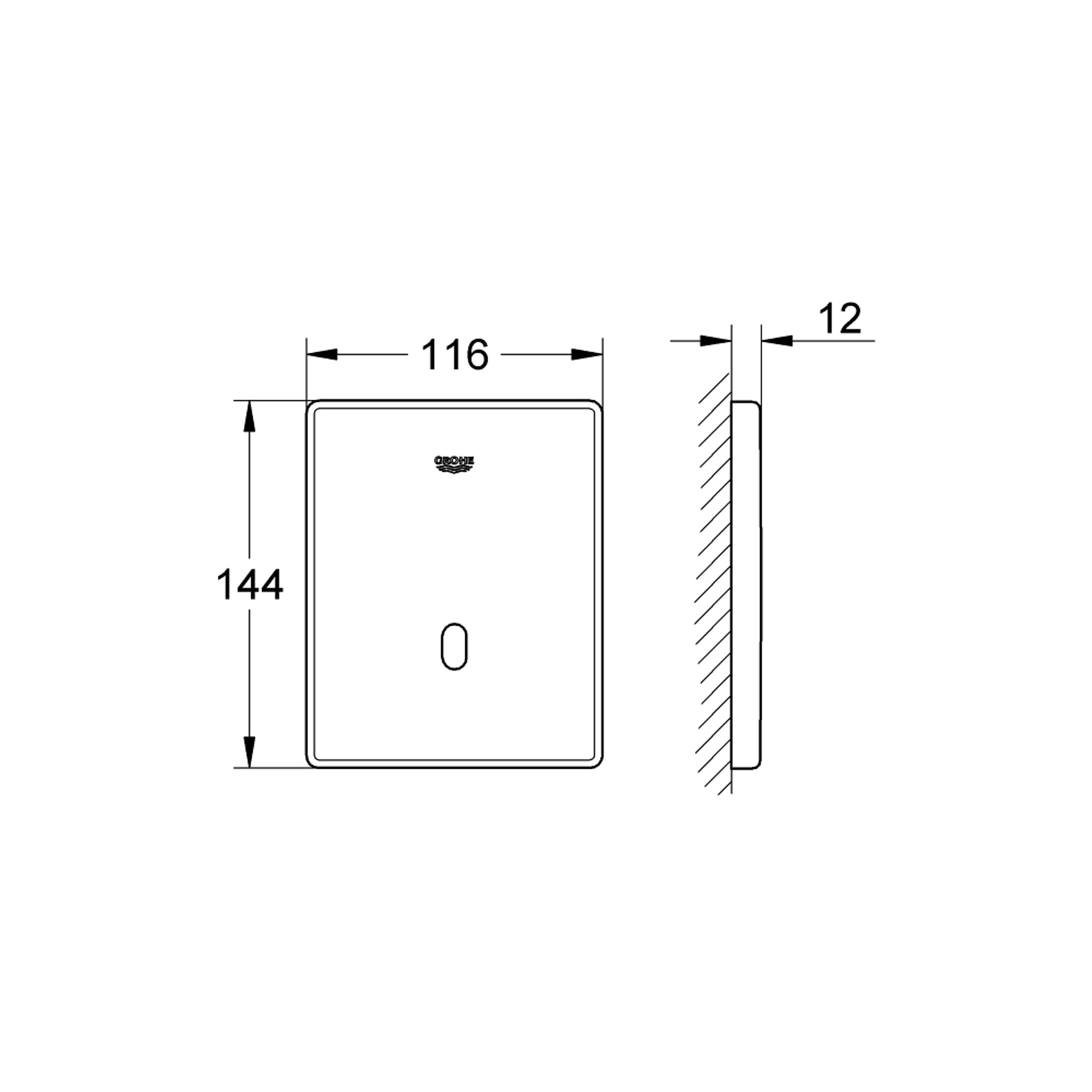 Grohe Tectron Skate Fotoselli Pisuvar Yıkama Sistemi Krom 37321001
