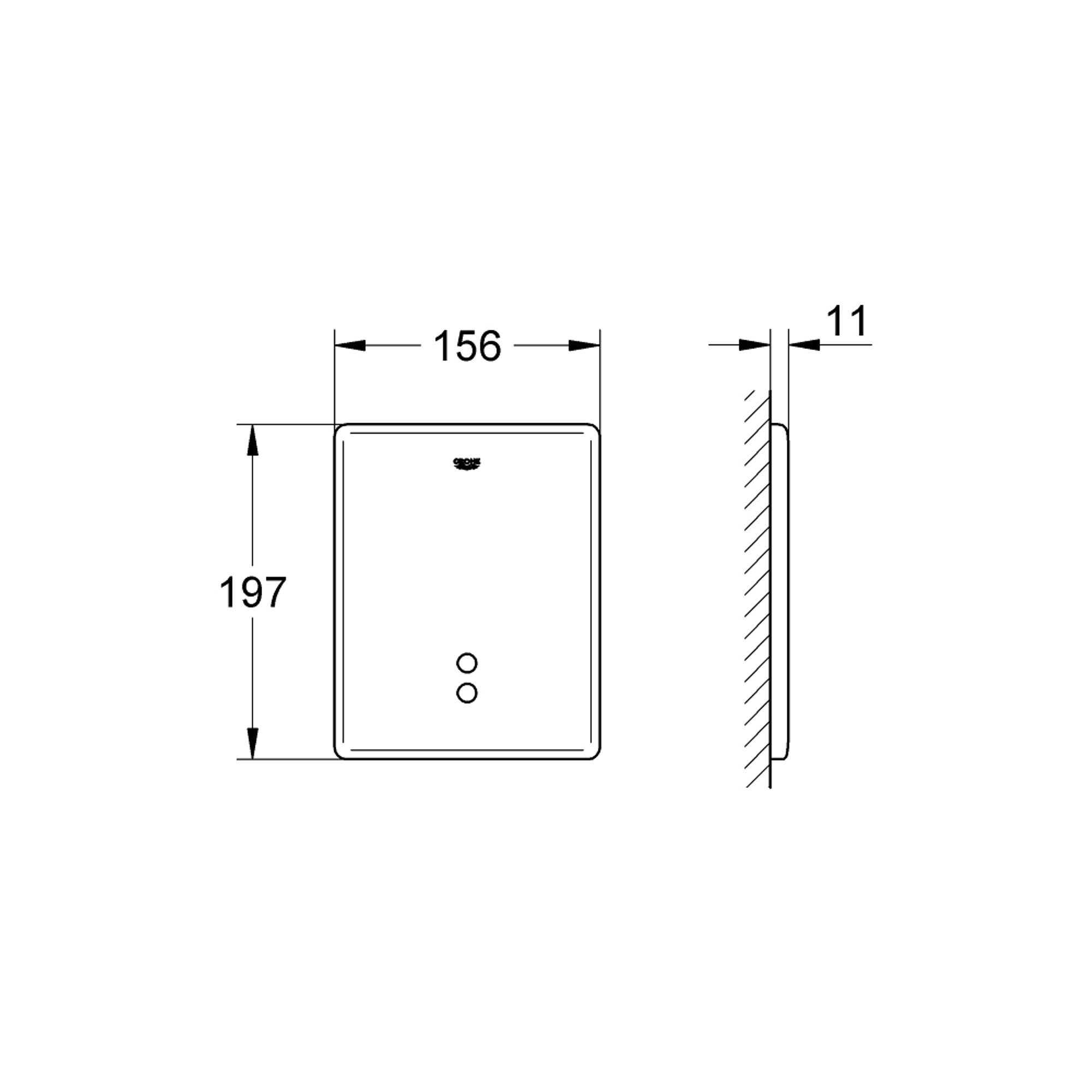 Grohe Tectron Skate Fotoselli Pisuvar Yıkama Sistemi Krom 37749000